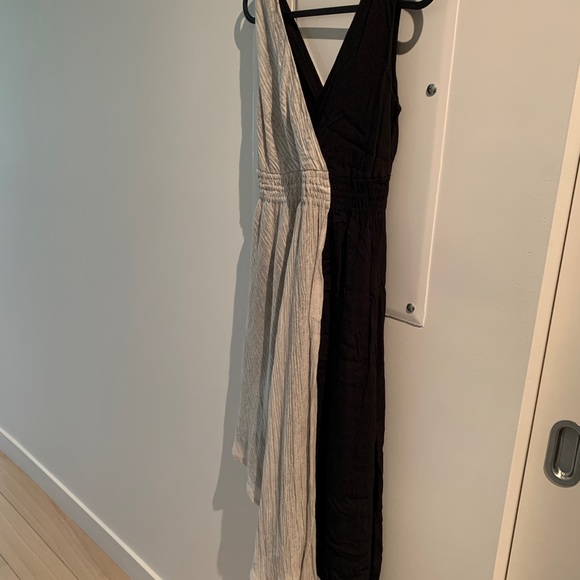 Anthropologie Maeve Black and Cream Asymmetrical hem Dress in XS - Picture 7 of 7